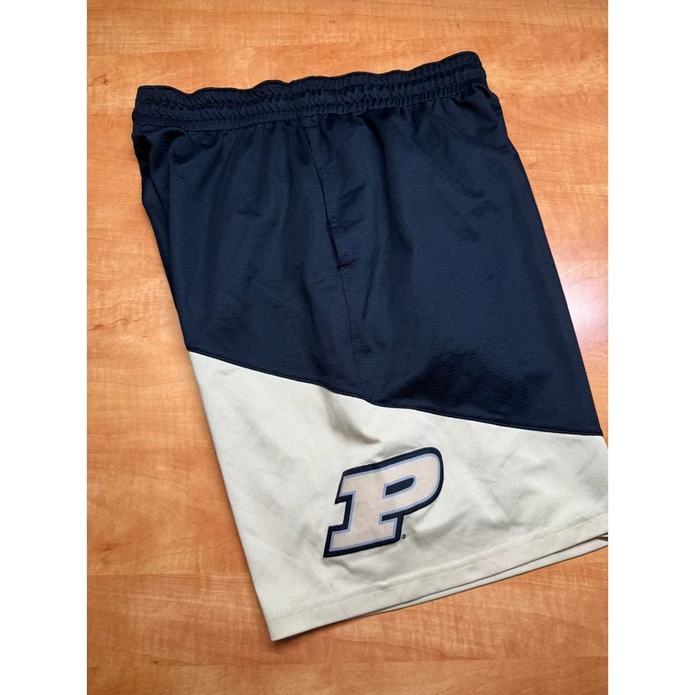 Nike Purdue Boilermakers Dri-FIT Basketball Shorts Navy Cream Mens Large L